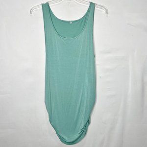 Unbranded Maternity Woman’s Tank Top sz XXL Mint Green Sleeveless Round Neck